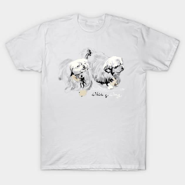 White & Wong T-Shirt by michdevilish